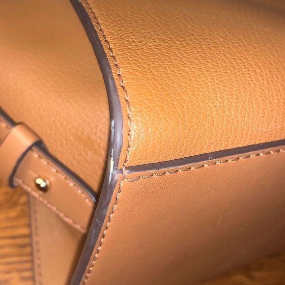 Michael Kors Avril Small Top Zip Satchel Crossbody MK Signature - Picture 15 of 16